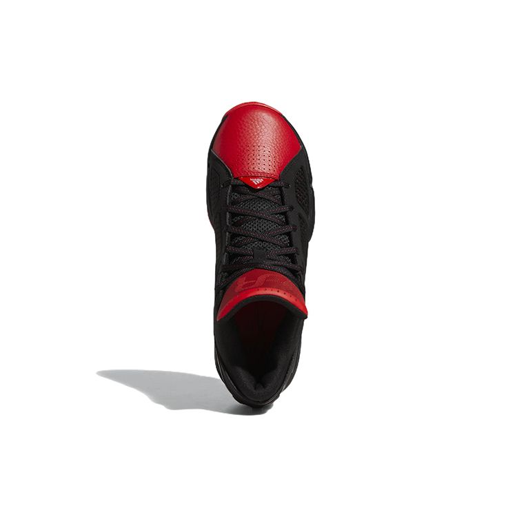 Adidas Adizero Rose 1.5 Low Restomod Black Vivid Red Мужские кроссовки Core-черный серебристо-металлик GX6882