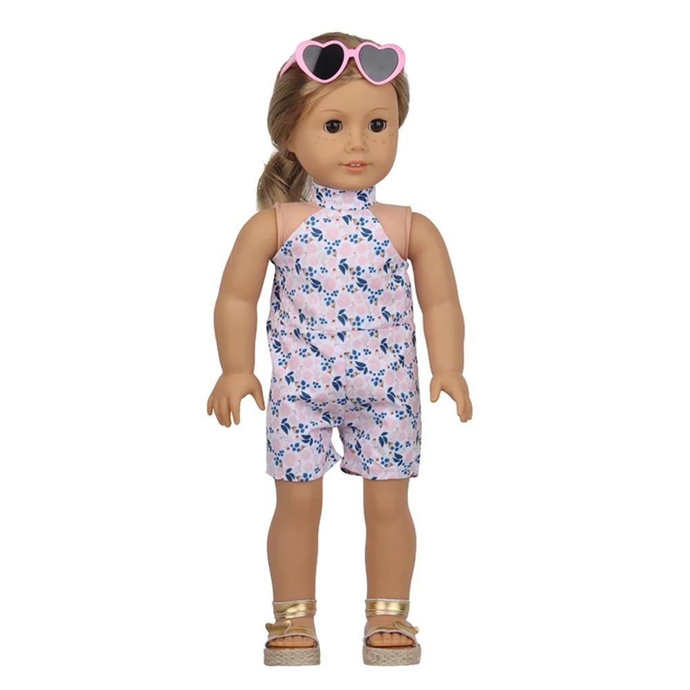 Toy Accessorie White Fashion Dress For 43 Cm Baby New Born Dolls For 18 Inch American Doll Toys For Girl's Gift