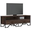 VidaXL TV Cabinet Brown Oak 122x34x41 Cm Engineered Wood, TV Stand, TV Buffet, Multimedia Cabinet, TV Bench, Furniture 848583