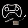 Неоновый настенный светильник для игрового контроллера: Красочное декоративное освещение для киберспортивной комнаты