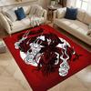 1PC Red dragon with white clouds Print Carpet Rug for Living Room Bedroom Sofa Doormat Home Decor Non-slip Floor Mat