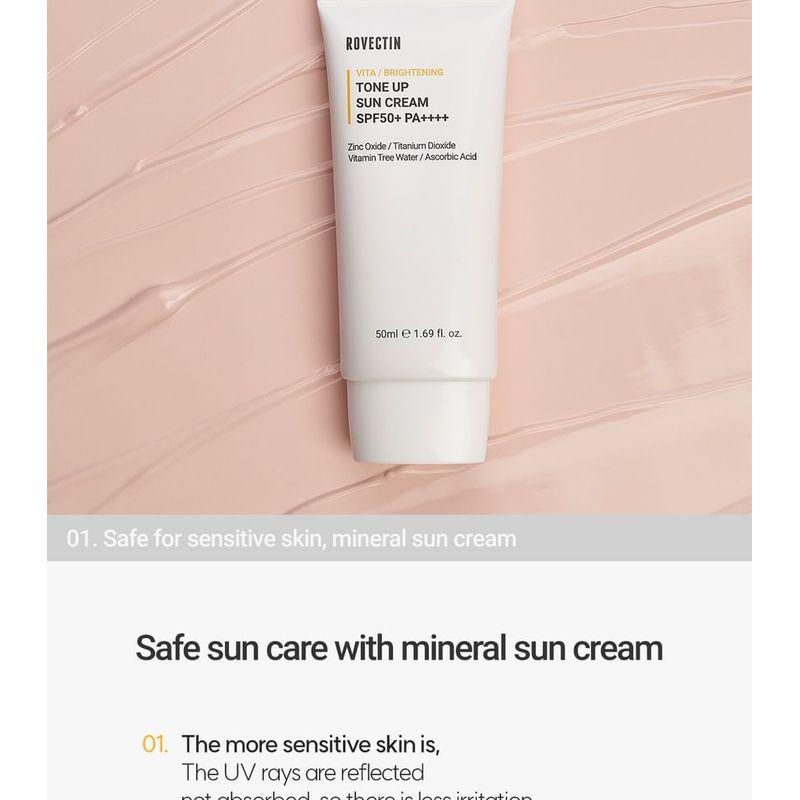 ROVECTIN Солнцезащитный крем Vita Tone Up