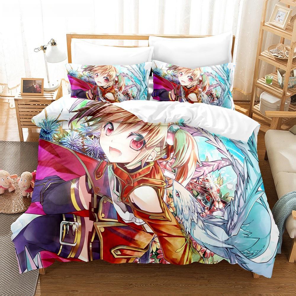 Anime Sword Art Online Bedding Sets Home Textile Pillow Case 3D Bed Linen Duvet Covers Kids Gift Bed Set Home Textiles Bedding