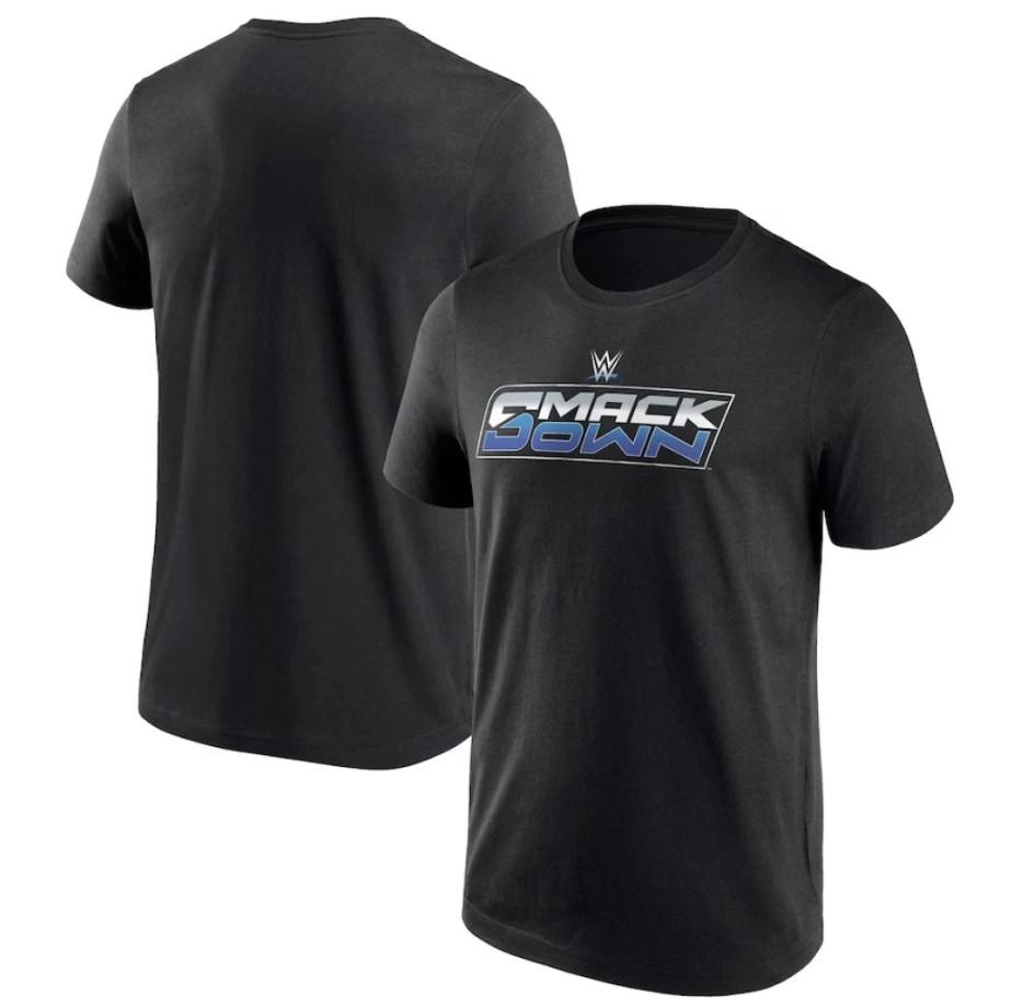 WWE Smackdown Logo Graphic Black T-Shirt