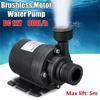 1Pcs Submersible  Water Circulation Pump 800L/H 12V 24V Dc 5 Meters Solar Brushless Motor Fish Tank Low-Noise Pump
