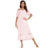 Pajamas for Women Short Sleeve Night Sleep Dress Comfy Loose Casual Lounge Wear Spring Summer Autumn Nightgowns