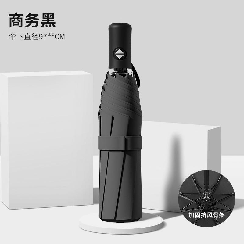 Механический Cyberwind Полный Зонт Автоматический Зонт Большой Прочный Ветроустойчивый Мужской Простой Зонт Погода и Дождь Женский Двойной Зонт