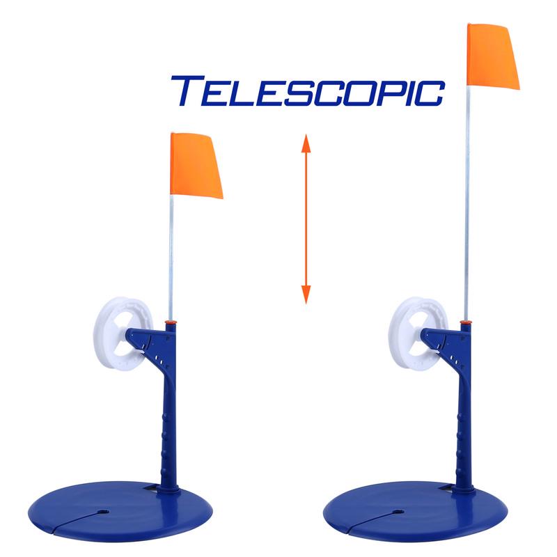 Telescopic Ice Fishing Tip Up  Fishing Gear Accessories Fishing Table Blue Plastic Ice Fishing Tools