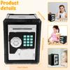 Electronic Piggy Bank with Password Large Capacity ATM Piggy Bank Automatic Paper Money Scroll Saving Box for Kids Teens Adults