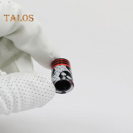 Наконечники для гольфа Плоские железные наконечники для гольфа Кольца для клюшек для гольфа с коническим наконечником 0,370 дюйма Железный клиновидный стержень с дизайном черепа Наконечники для гольфа