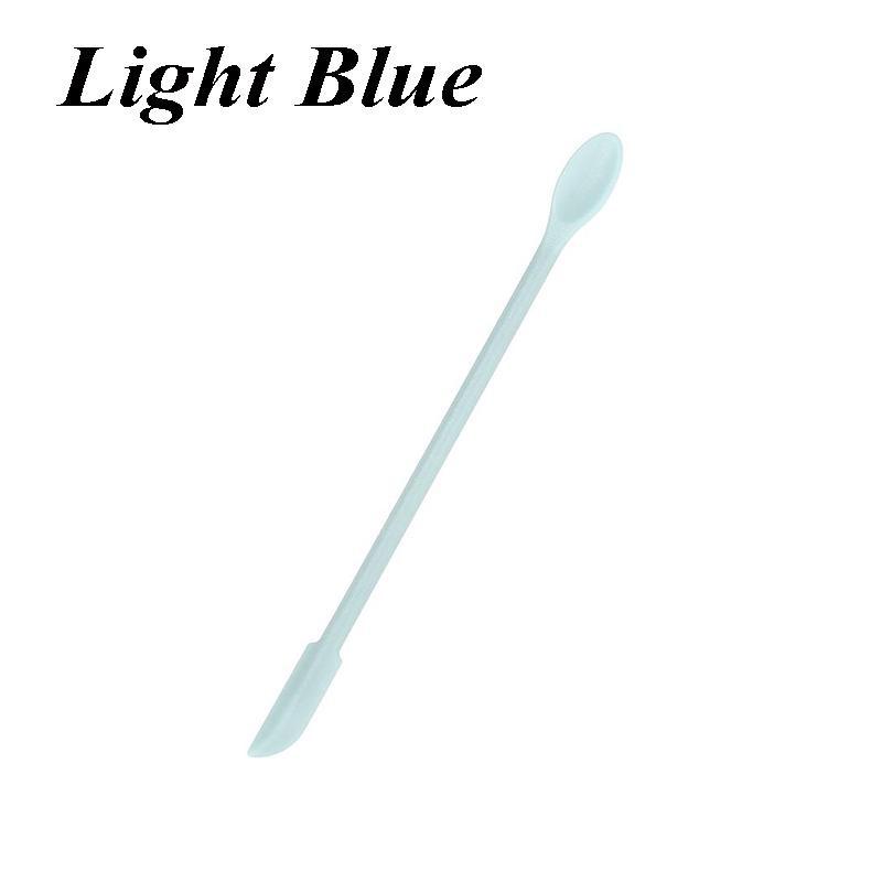 1 шт. креативный силиконовый мини-маленький набор заостренных скребков, расширенный скребок для бутылочек для макияжа, двойной скребок для варенья, скребок для ложки, скребок