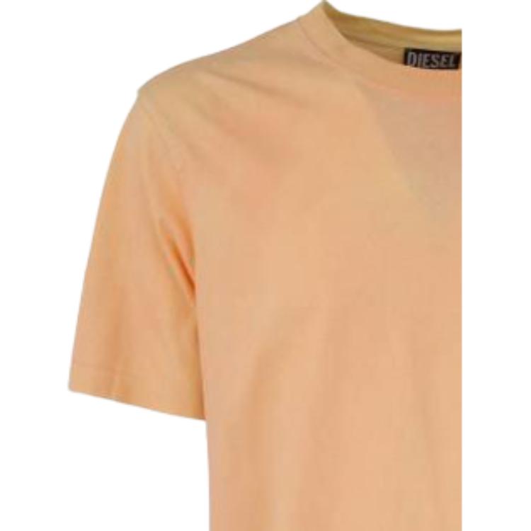 DIESEL T-Shirts Men's Orange Crew Neck A086440GYCL2-1GA
