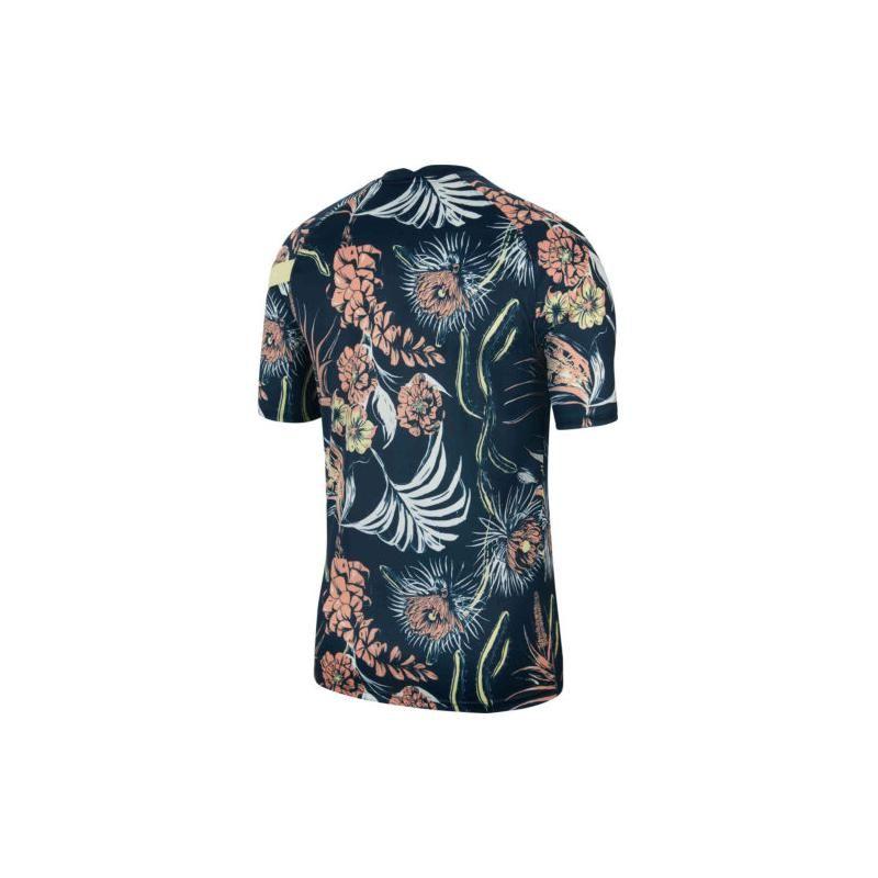 Nike Club America Soccer Training Логотип с принтом Повседневная тренировочная футболка с короткими рукавами Топы унисекс Многоцветные CW4871-454