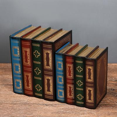 Винтажные поддельные книги для украшения Ретро поддельные книги Книжная полка Декор Шкатулка для драгоценностей