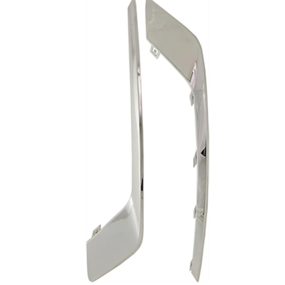 2x Хромированная накладка на рамку противотуманной фары передняя для Ford Fusion 2017-2019 HS7Z15266AA