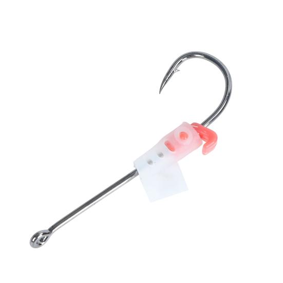 3/5/6/10/12/15/20Pcs Luminous Live Fishhook with Barbed Shrimp Fixing Hook Glow-in-the-dark Offset Freshwater Saltwater Catfish