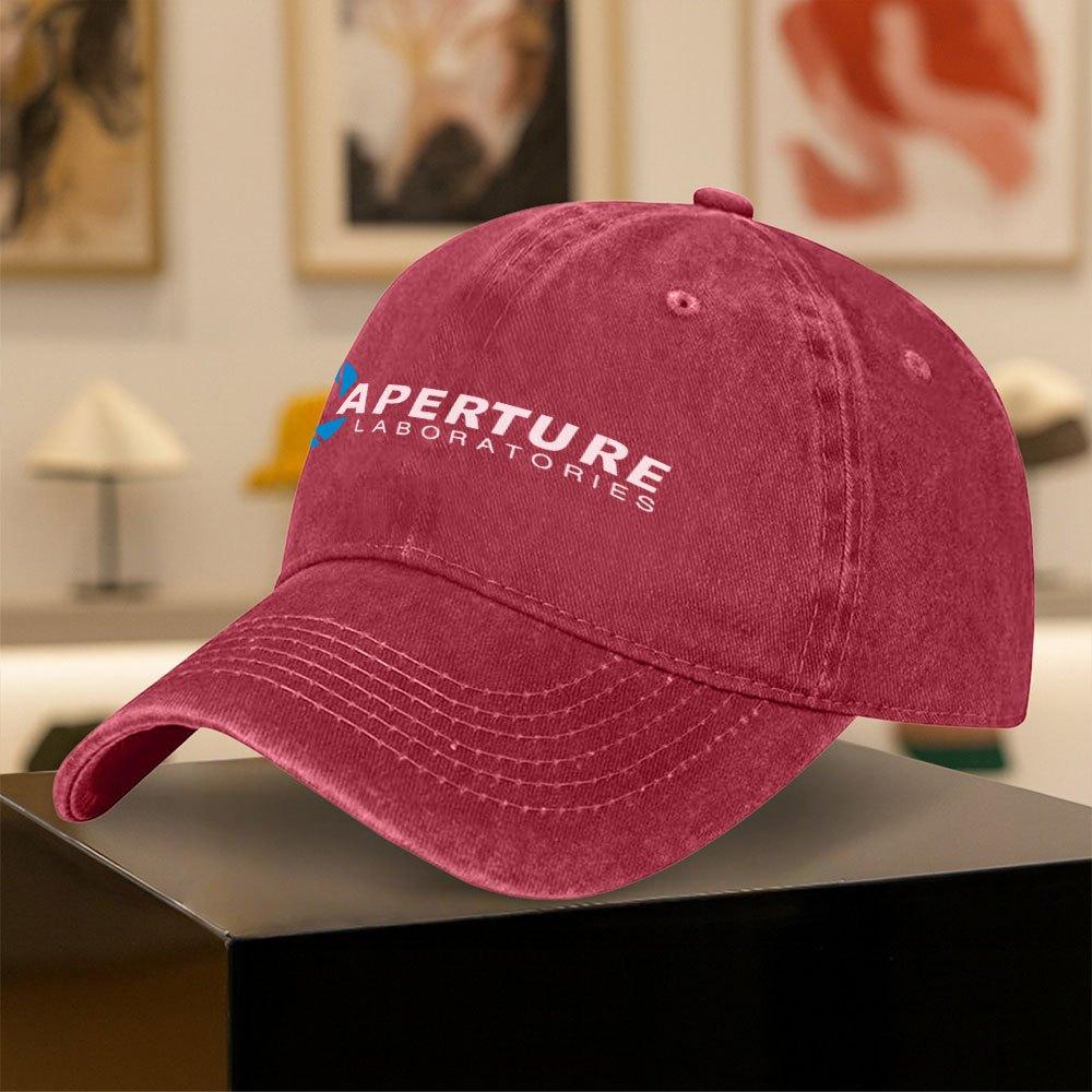 Vintage Aperture Pattern Printed Baseball Cap Unisex Fashion Hat Solid Color Daily Accessory Ideal Gift
