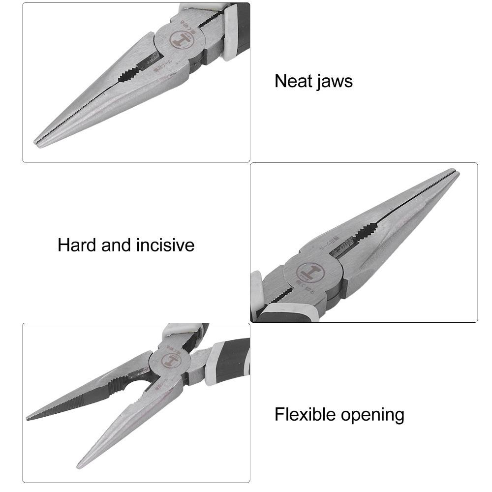Practical High Hardness Electrician Plier 8in Anti Slip Handle Combination Plier Carbon steel Black Lineman Plier Lineman