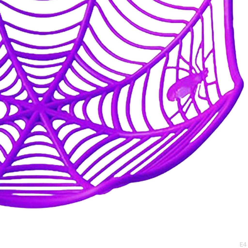 Конфетница Хэллоуин паутина корзина угощения сервировочный поднос декоративная тарелка