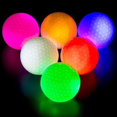 THIODOON GOLFTOP Светодиодный свет для мяча для гольфа Темный Долговечный Супер Яркий Ночной гольф 6 Цветов Светодиодная подсветка Glow-Up - Мячи, Доступны,