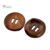 25 шт., швейные пуговицы, гладкие, удобная установка, кофейный цвет, темно-кофейный, круглые деревянные швейные пуговицы с 2 отверстиями для одежды
