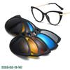 Sunglasses Set Glasses Personalized Myopia Glasses Spring Legs Polarized Magnetic Interchangeable Sunglasses 2353