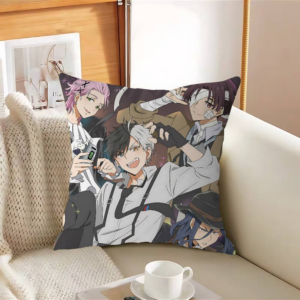 WIND Anime BREAKER Office Cushion Pillowcase Car Cushion Cover45X45CM Lumbar Pillowcase Sofa Pillowcover