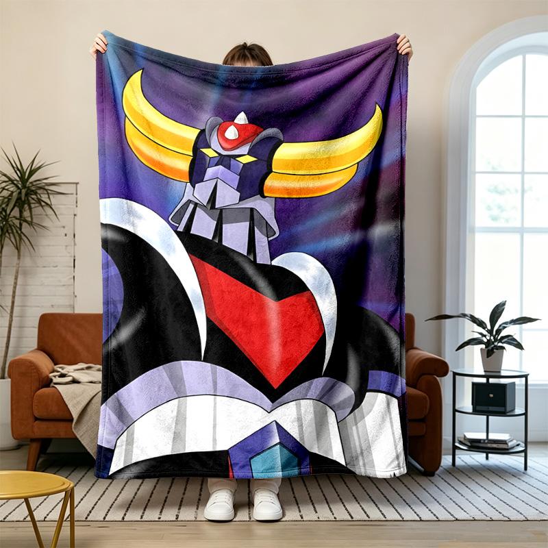 GrendizeSoft and comfortable flannel Suitable for sofas living rooms outdoor camping travel and also makes a great anniversary gift