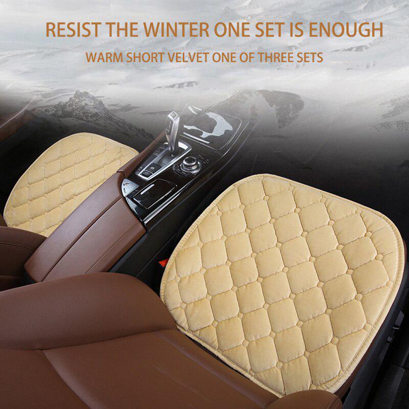 SEAMETAL Winter Warm Car Seat Cover Driver Seat Cushion Non-Slip Vehicles Chair Pad Mat Car Seat Protector for Car Home Office 1PC
