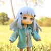 Идеальный костюм с кожаной юбкой в стиле High Street для кукол ob11, obitsu 11, Molly, GSC, 1/12 BJD, аксессуары для кукол, одежда, одежда для кукол BJD