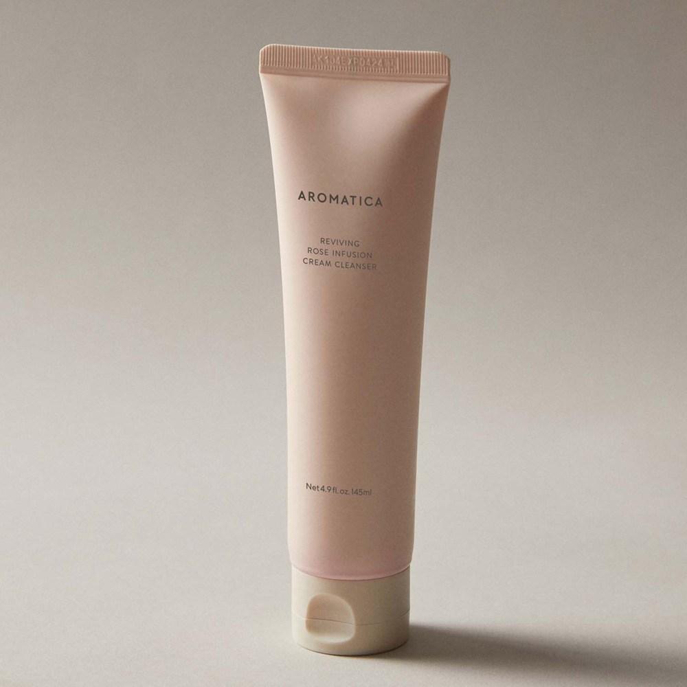 AROMATICA Reviving Rose Infusion Cream Cleanser, 145ml, 1 Unit