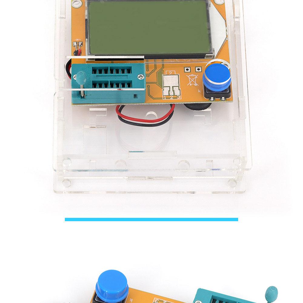 Transistor Tester LCR-T4: Diode Triode, Capacitance, SCR, Inductance, ESR Meter, LCD Screen