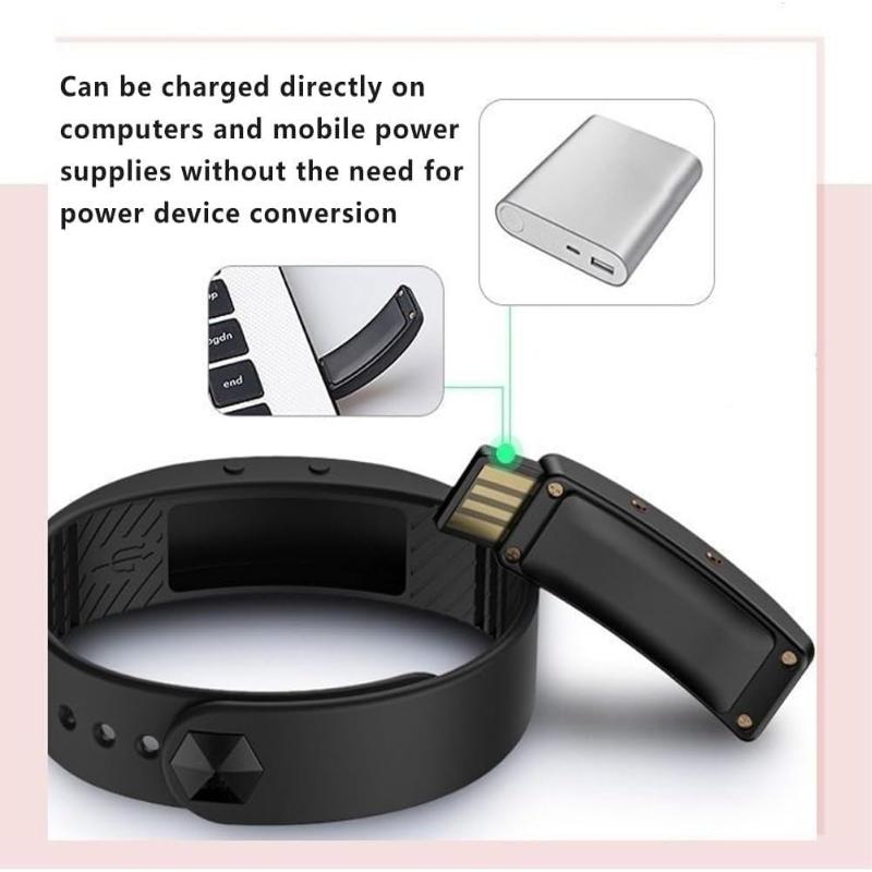 Бесшумные часы-будильник с таймером, носимый вибрирующий браслет-будильник, трекер активности с вибрацией, перезаряжаемый напоминатель о приеме лекарств, не мешающий партнеру