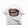 Футболка с большими губами, Футболка в стиле Y2K Streetwear, Футболка с графическим изображением губ