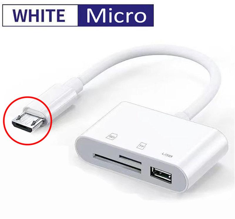 Адаптер Type-C TF CF Устройство чтения карт памяти SD OTG Writer Compact Flash USB-C для iPad Pro Huawei для Macbook Устройство чтения карт памяти USB Type C