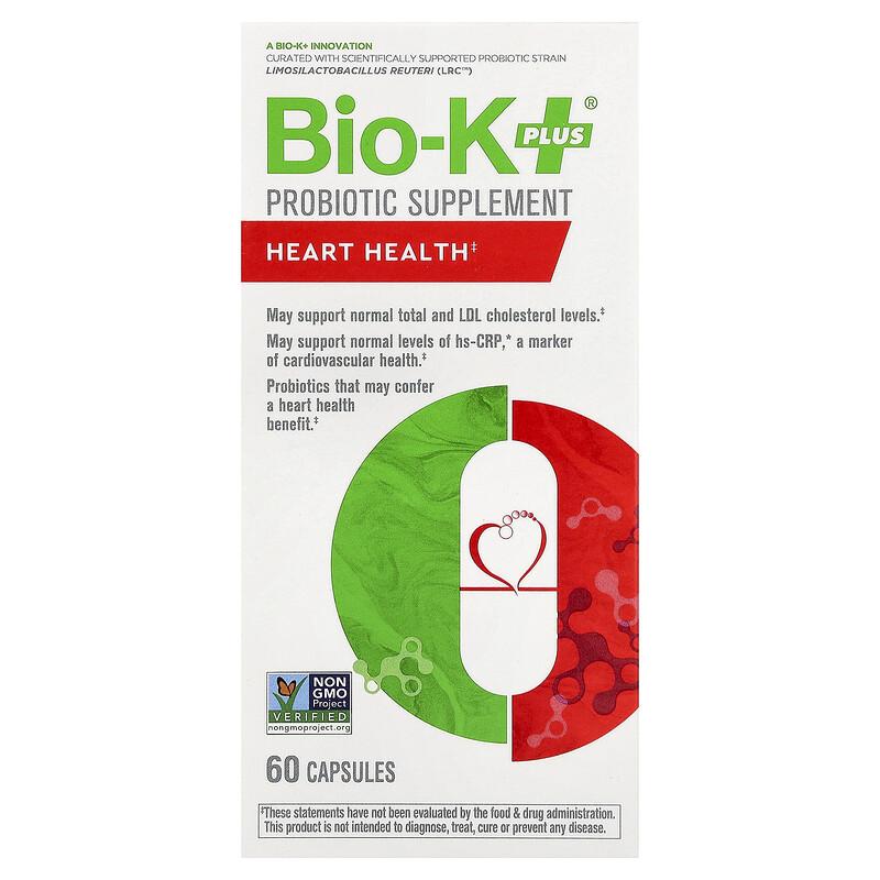 Probiotic Supplement, Heart Health, 60 Capsule