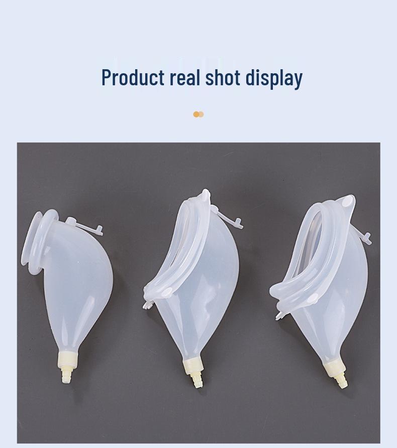 Портативный силиконовый мочеприемник с защитой от протекания для мужчин и женщин с недержанием мочи