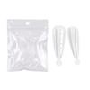 60Pcs Fake Nails Quick Building Removable Harmless Allergy Free Ultra-Thin Extend Nail Plastic Transparent Nail Mold Tips Manicure Designs