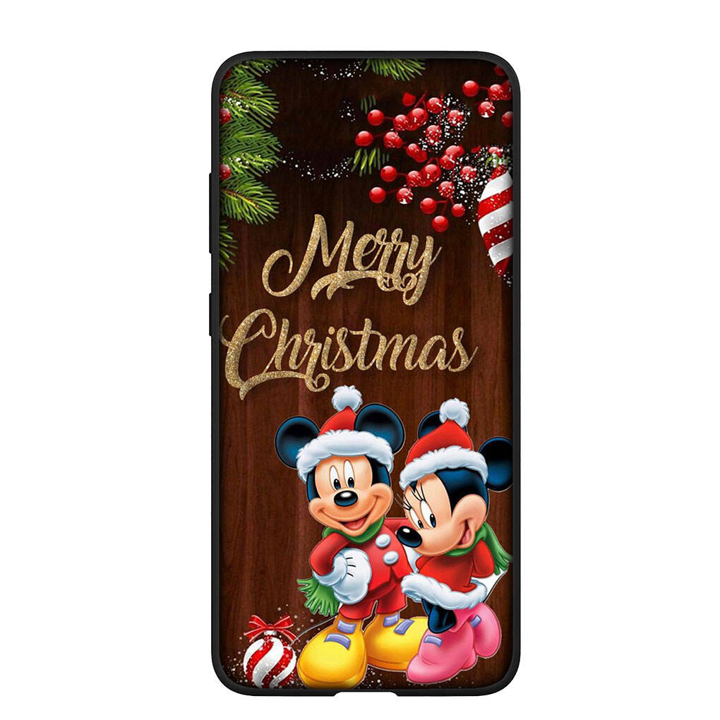 Phone Case for Samsung Galaxy S25 S23 S22 S24 Ultra FE A05 A06 A15 A16 A36 A37 A35 A54 A55 A56 A57 A25 A26 A53 A17 Merry Christmas Mickey Minnie Cover