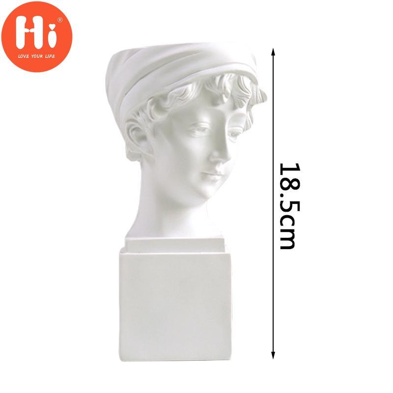 Привет мода в скандинавском стиле креативная ваза с человеческой головой вазы для цветов декоративные украшения из смолы