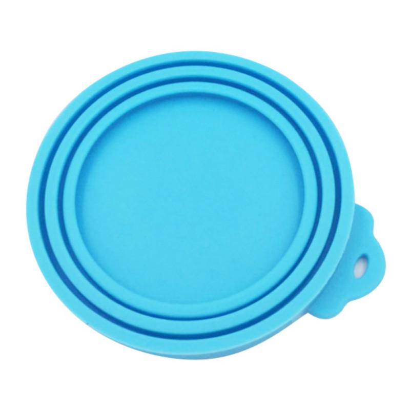 Silicone Canned Lid Pet Food Canned Lid Seal Fresh Cover for Pet Food Five Colors for Option