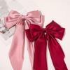 Color Two-layers Oversize Bow Women Bow Hair Clip Ribbon Hairpins Spring Clips Hair Accessories