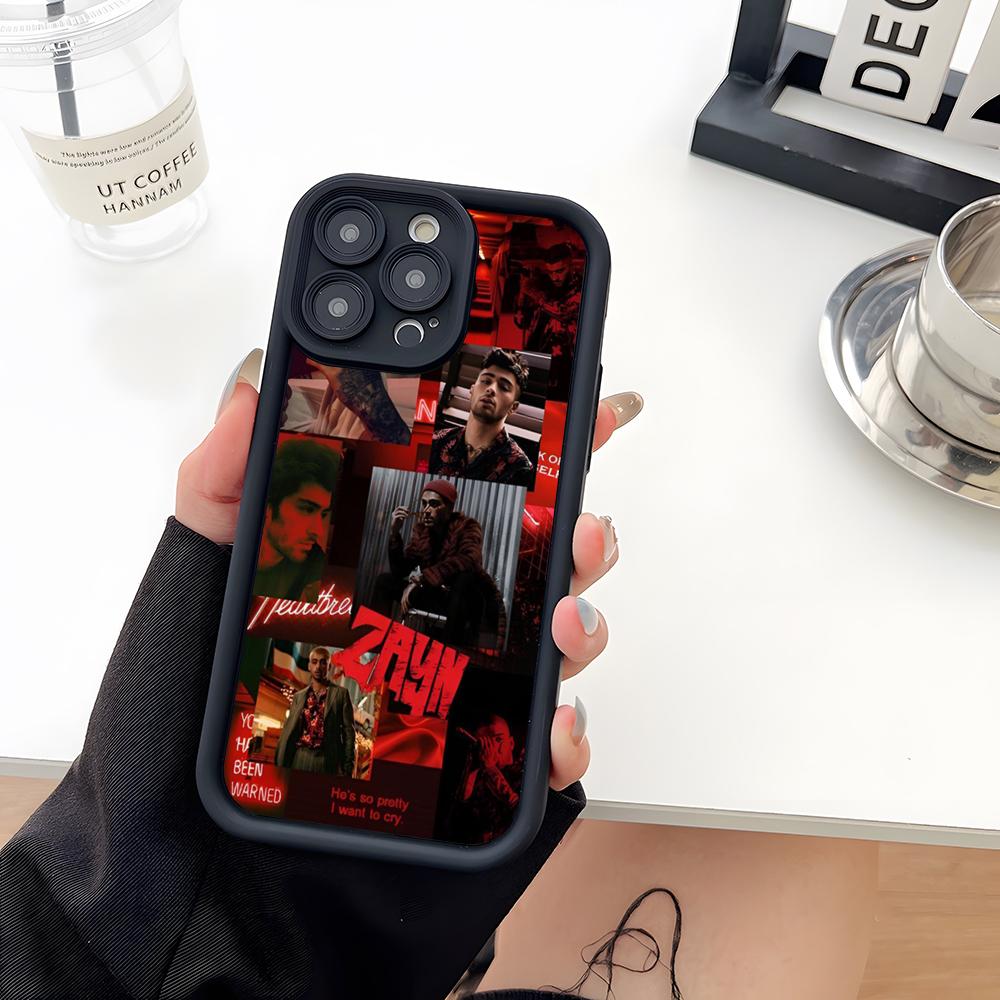 Чехол для телефона певца Зейна Малика Мягкий силикон Для IPhone 17 16 15 14 13 12 Mini 11 Pro Max Plus Защитная крышка для объектива камеры