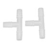 10mm Aquarium Airline Tubing Connectors Transparent Plastic Fish Tank Water Pipe Joint for Gardens