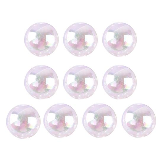 10Pcs Cake Decoration Ball Transparent Christmas Tree Wedding Party Cake Decorating Ball Bakery Supplies