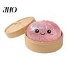 Mood Soothing Toy Steamed Bun Squeeze Toy, Cute Dumpling Stress Relief Ball, Durable Ball Slow Rising Decompression for Desk, Kawaii Fidget