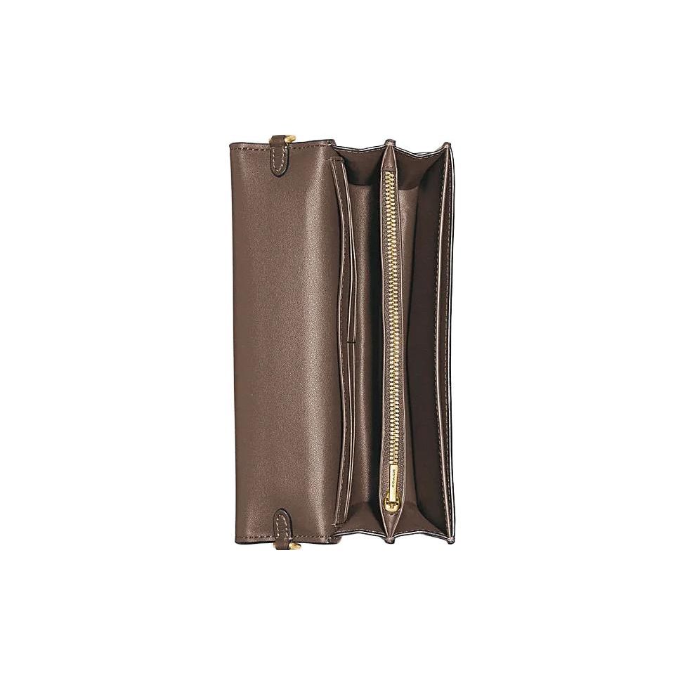 Coach Bea 20 Gold Logo Embossed Nameplate Flap Zip Leather Envelope Shoulder Bag Small Women bags Dark-Gray CH802-B4CBD