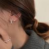 Selvato Минималистичные Шикарные Серьги-Пусеты для Многослойной Моды