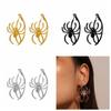 Gold Color Spider Earrings Black Color Hoop Dangle Earrings High Quality Halloween Earrings