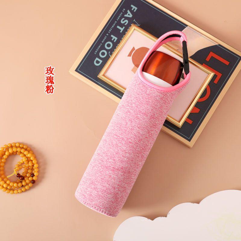 Baihui 500ml Large-Capacity Thermos Cup Cover for Adults, Portable Hand-Held Cross-Body Protective Cover, Anti-Fall